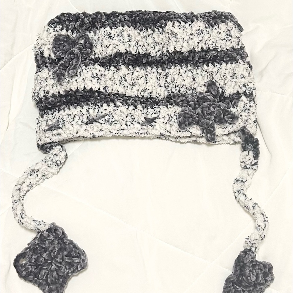 handmade crochet cat beanie